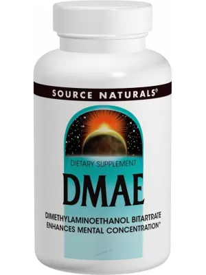 Source Naturals, DMAE, 351mg, 100 tabs