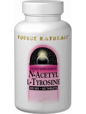 Source Naturals, N Acetyl L Tyrosine, 300mg, 120 ct