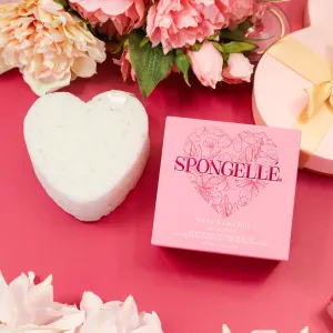 {Spongelle} Heart Buffer - Sweet Orchid