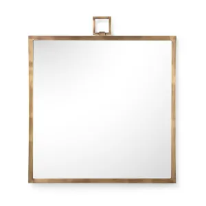 Square Mirror - Brass 382677