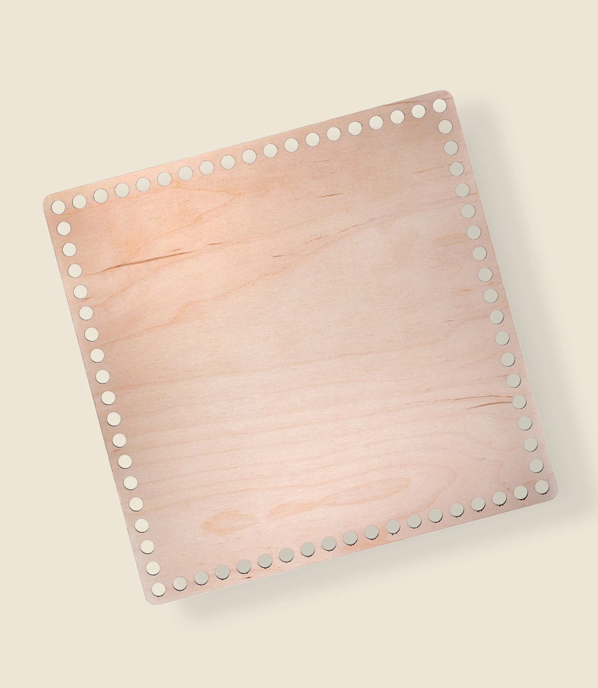 Square wooden base