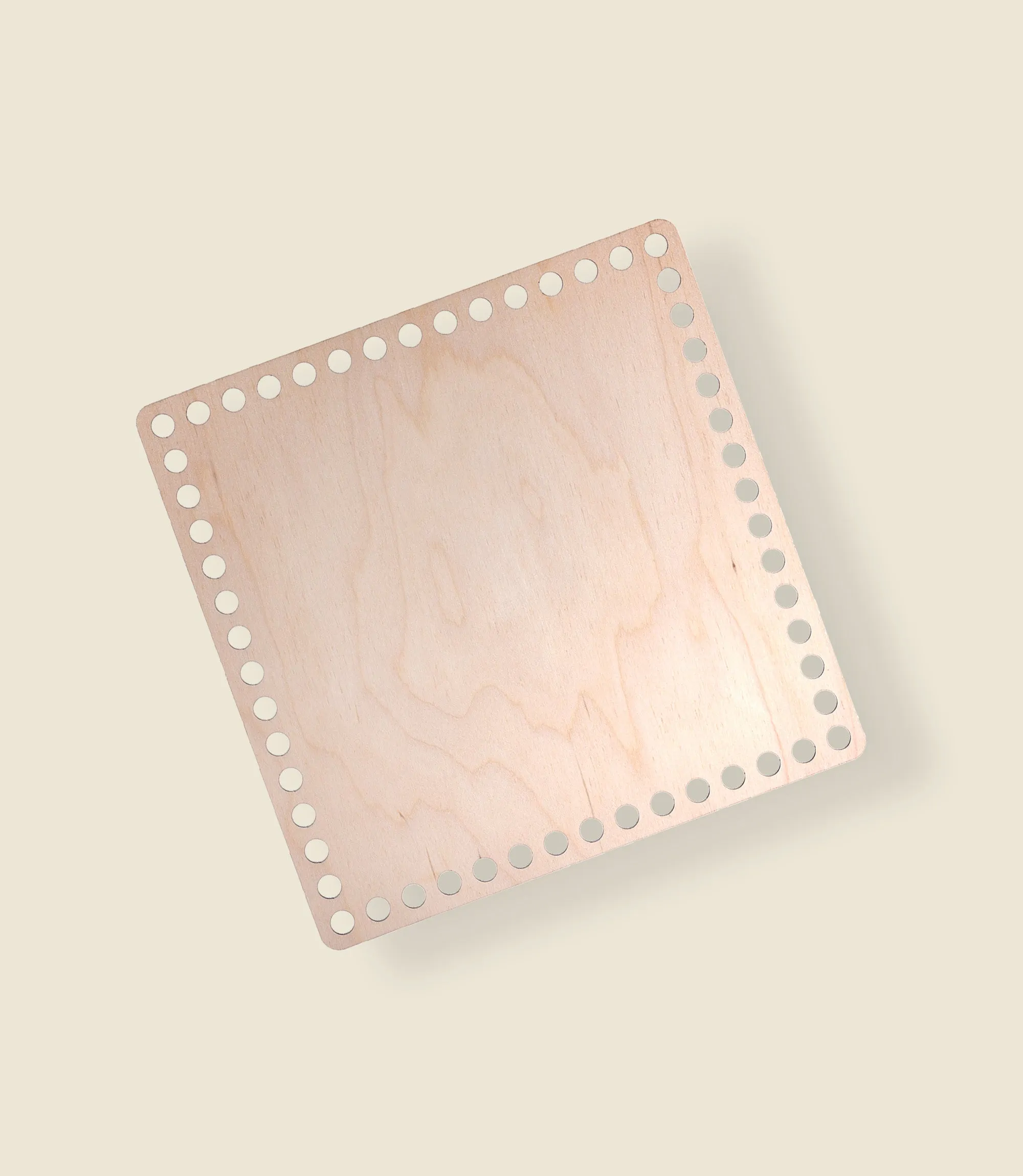 Square wooden base
