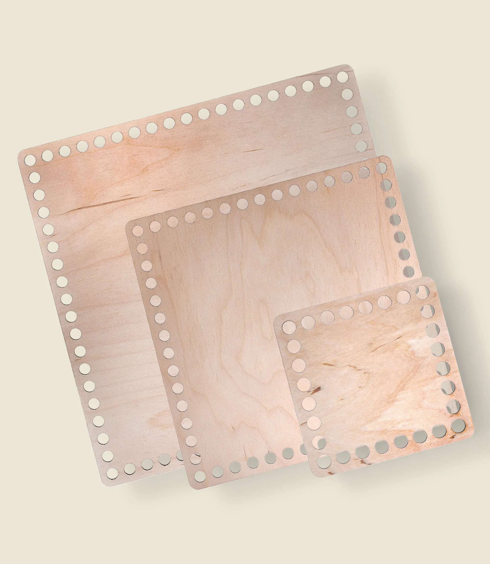 Square wooden base