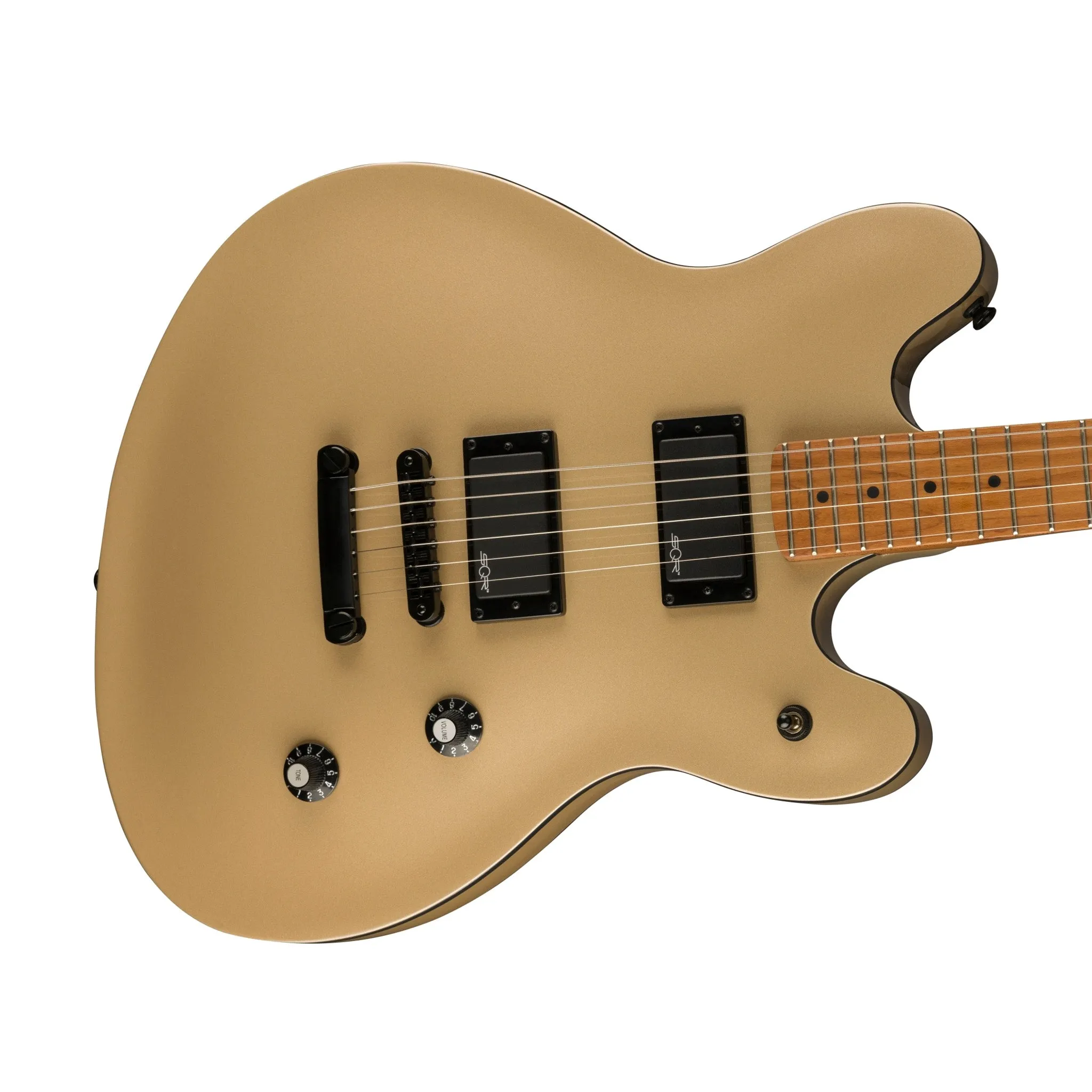 Squier Contemporary Active Starcaster Electric Guitar, Shoreline Gold