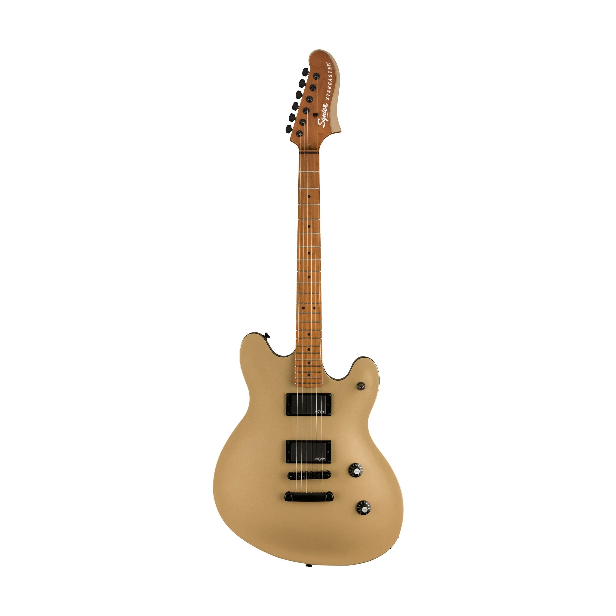 Squier Contemporary Active Starcaster Electric Guitar, Shoreline Gold