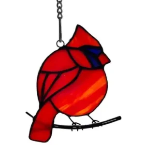 Stained Glass Cardinal