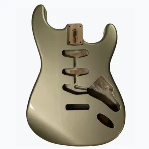 Strat Replacement Body with Polyurethane Finish - Shoreline Gold