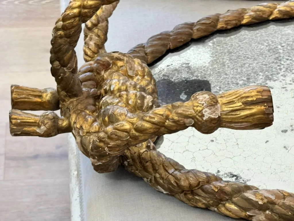 Stunning Pair of 19th Century English Rope Twist Mirrors by C. Nosoti