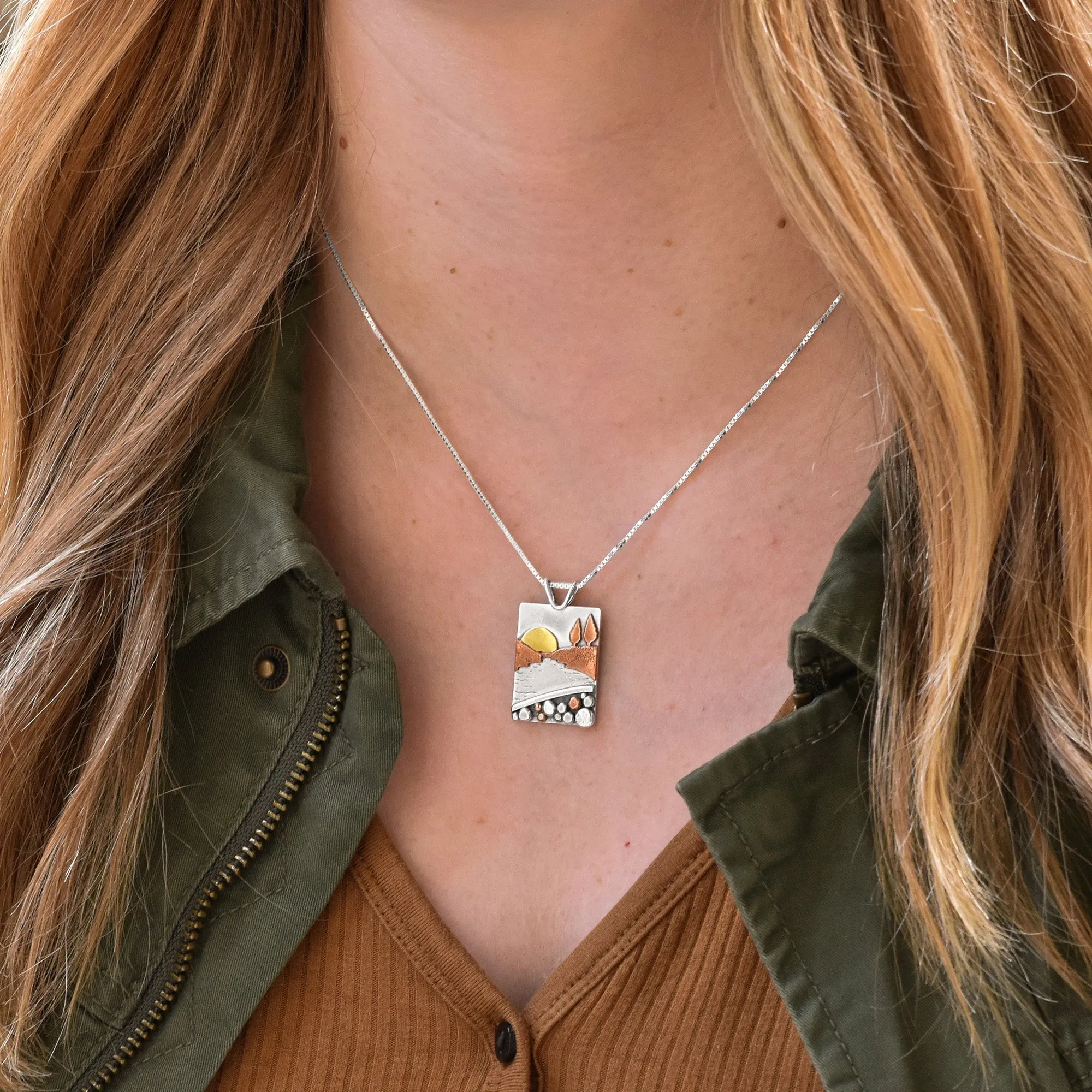 Sunrise at Forestville Basin Pendant