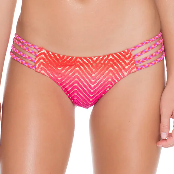 SUNSET ANGEL - Braided Lo Rise Hipster Bottom