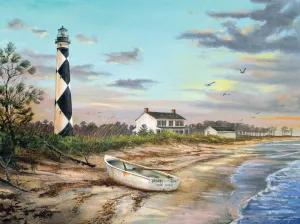 Sunset At Cape Lookout 500 Pc Puzzle