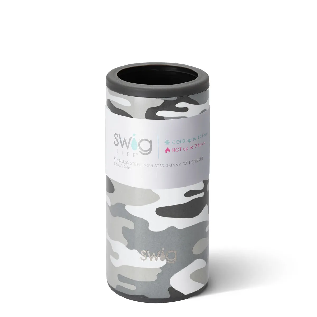 Swig 12oz Skinny Can Cooler-Incognito Camo