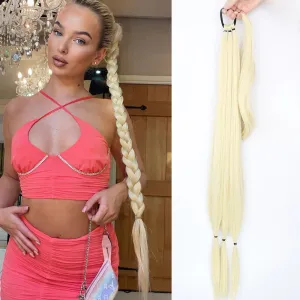 Synthetic Braided Ponytail with Hair Tie Hair Extensions