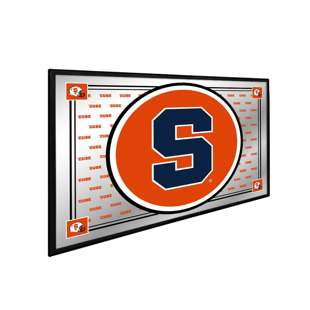 Syracuse Orange: Team Spirit - Framed Mirrored Wall Sign