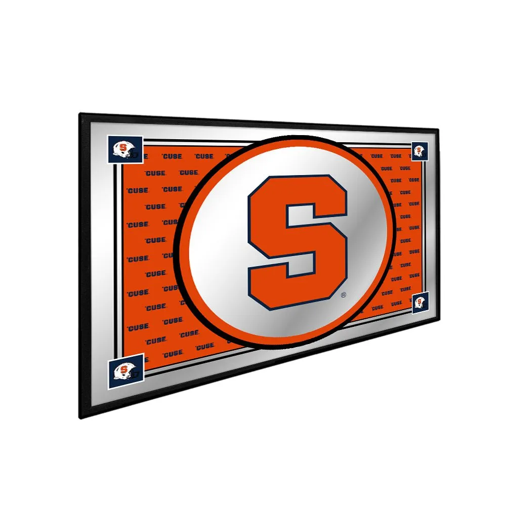 Syracuse Orange: Team Spirit - Framed Mirrored Wall Sign