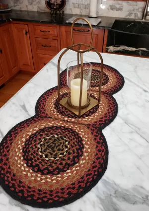 Table Runner Braided Folk Art 34"L