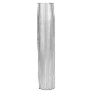 TACO Aluminum Ribbed Table Pedestal - 2-3/8" O.D. - 30-3/4" Length [Z60-7288VEL30.75-2]