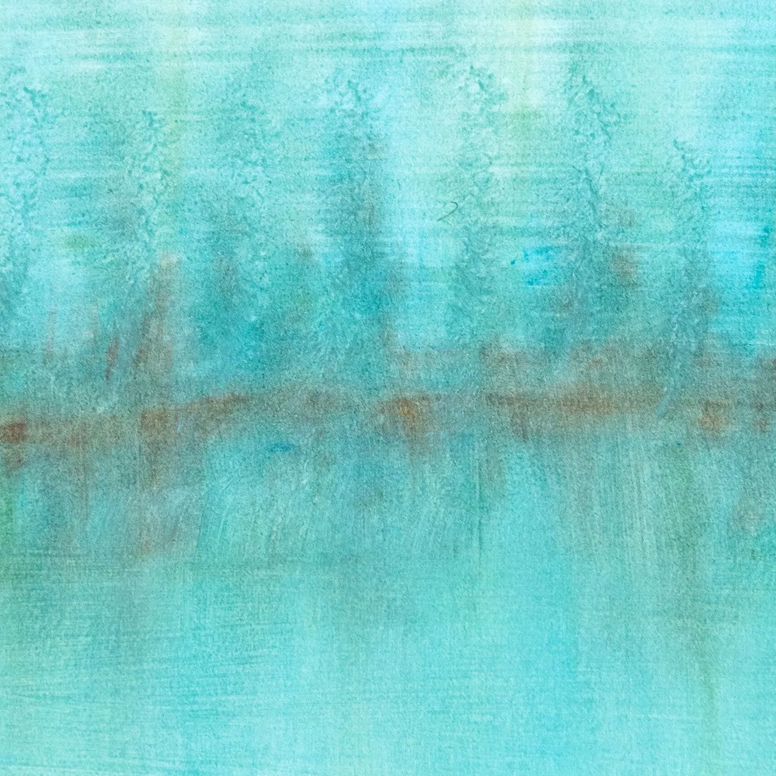 TAKAO TANABE "SHORELINE" WATERCOLOR, 1980