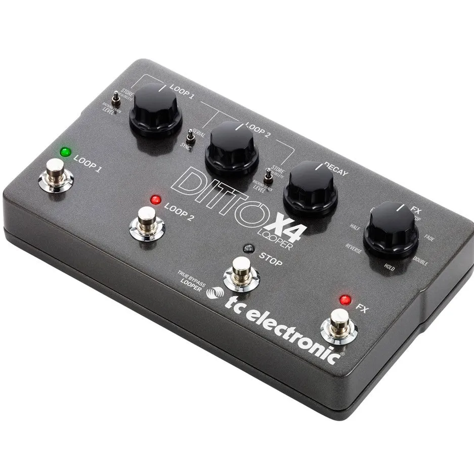 TC Electronic Ditto X4 Dual Track Looper   7 Loop FX