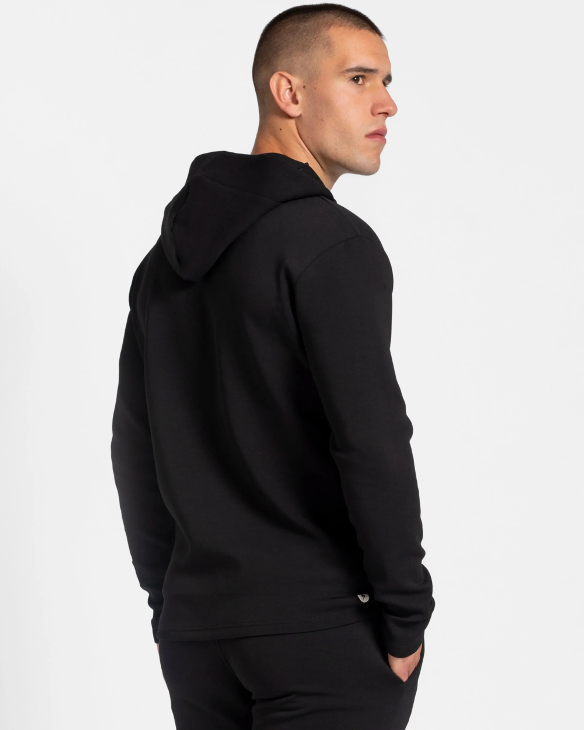 tek//pak Black Men's Full Zip Hoodie