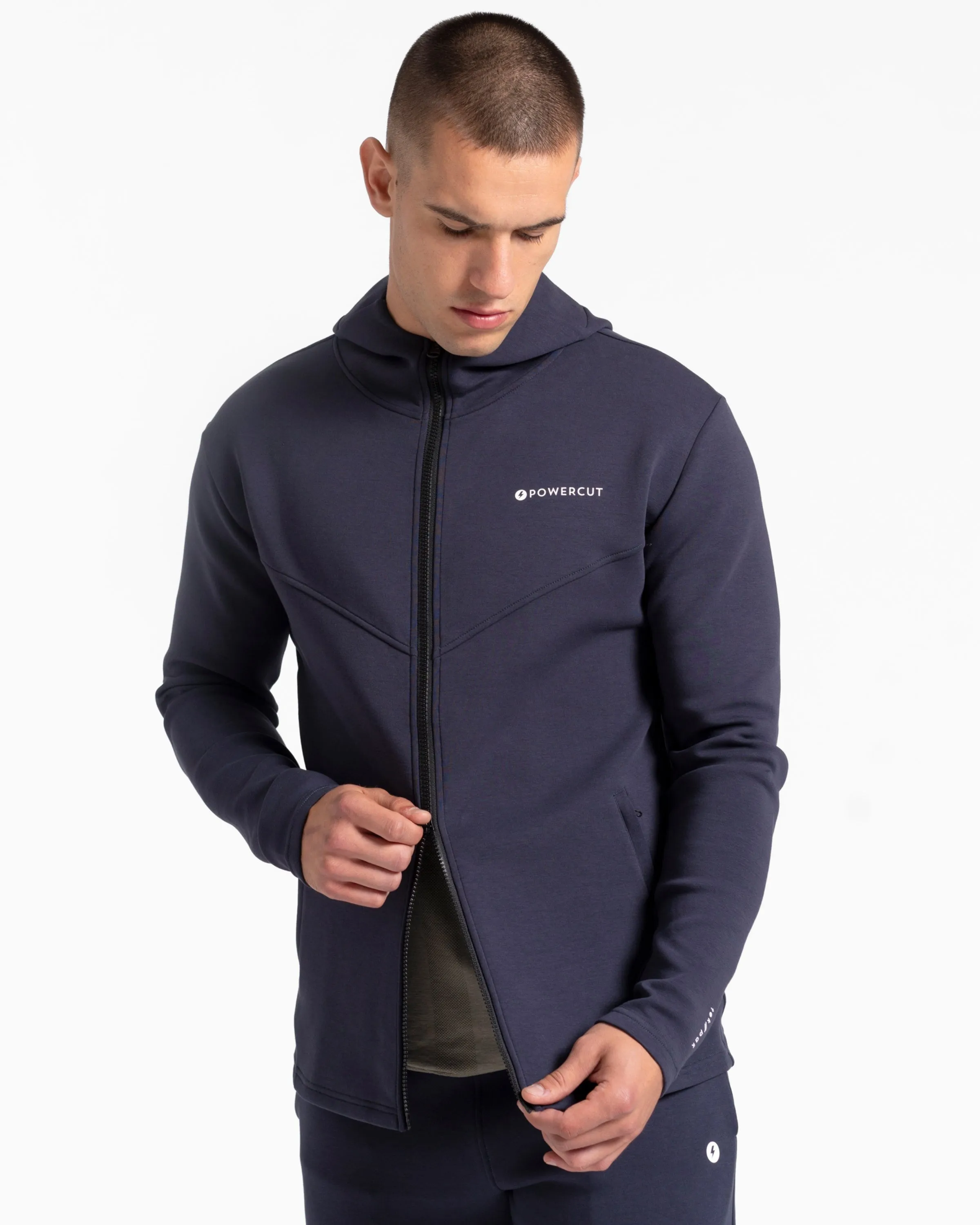tek//pak Men's Full Zip Hoodie Navy