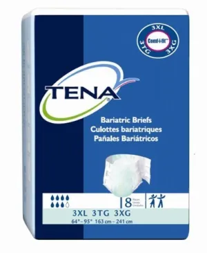 Tena Bariatric Brief, 3XL (8/pack)