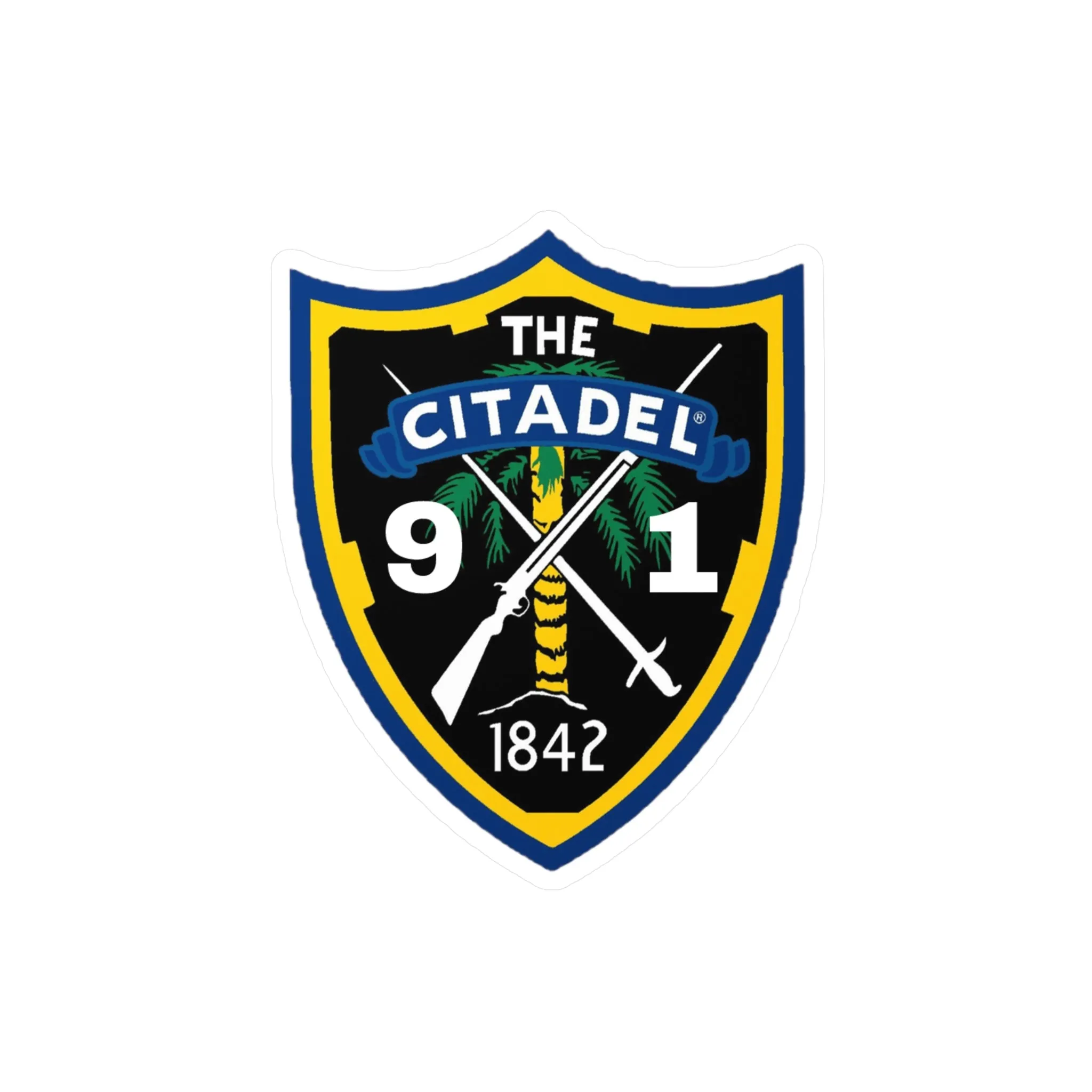The Citadel, Shield Class of 1991 Kiss-Cut Vinyl Decals