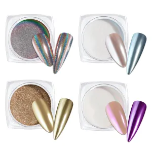 The Garden of Eden 4 Colors - Chrome Nail Powder