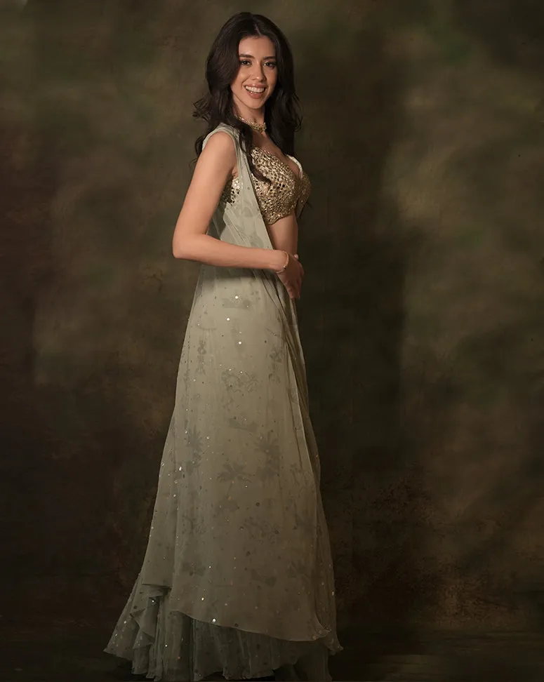 The Jacket Mirror Lehenga