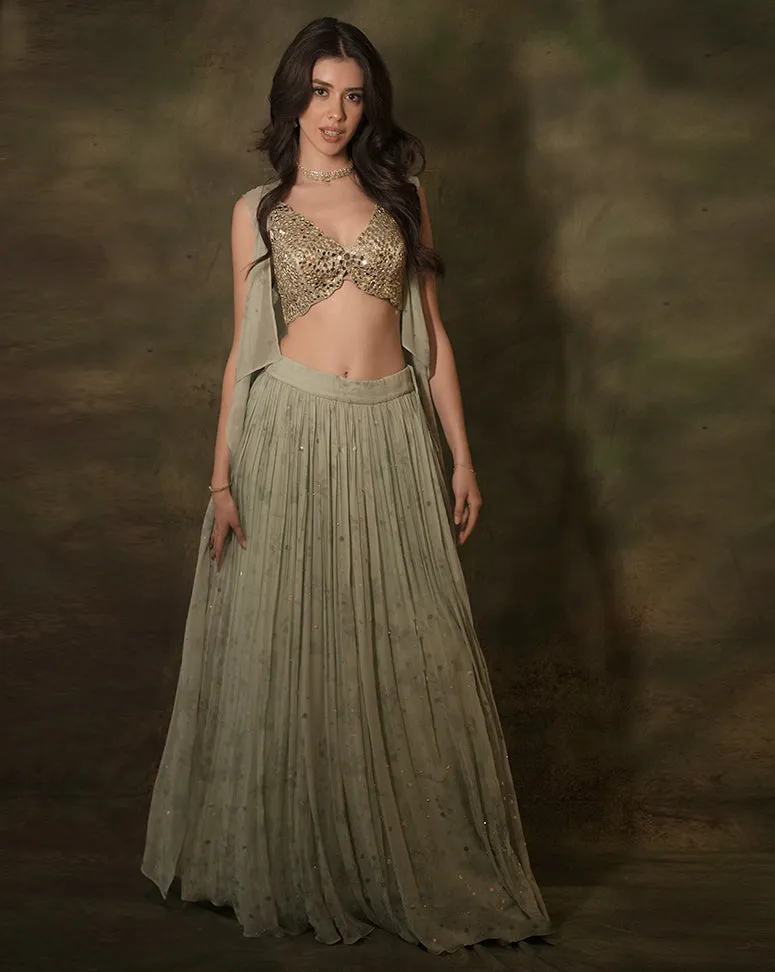 The Jacket Mirror Lehenga