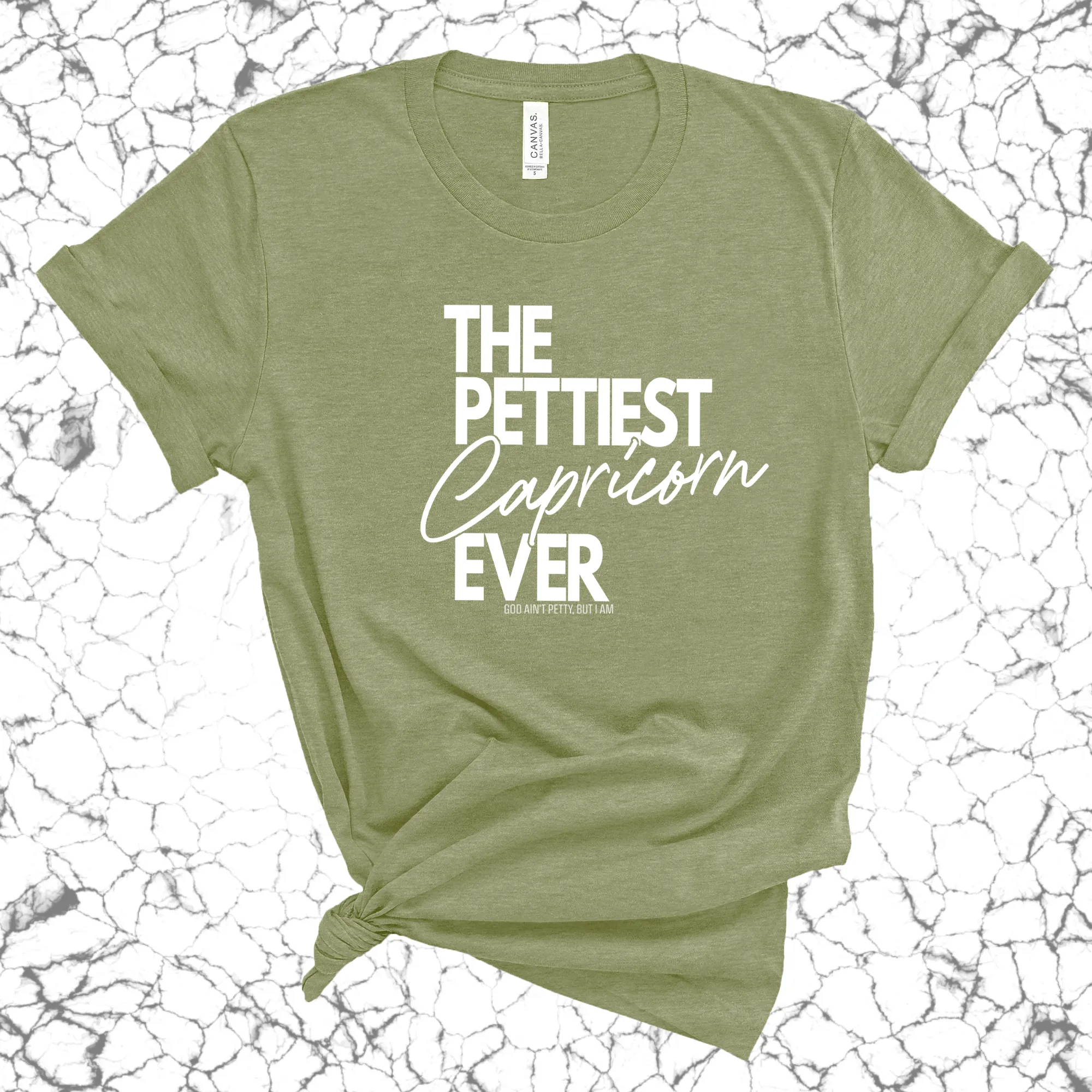 The Pettiest Capricorn Ever Unisex Tee