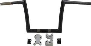 Todds Cycle 0601-3984 1 1/4in. Handlebar - 10in. Ape - Flat Black