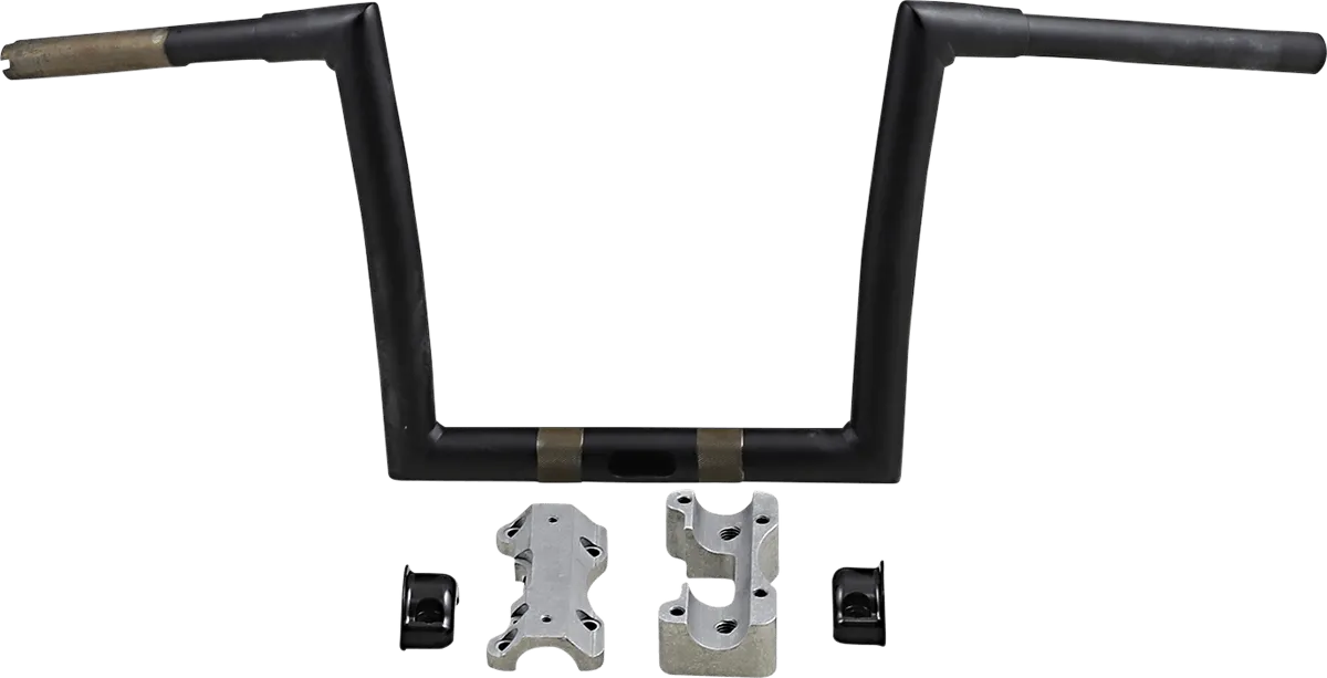 Todds Cycle 0601-3984 1 1/4in. Handlebar - 10in. Ape - Flat Black