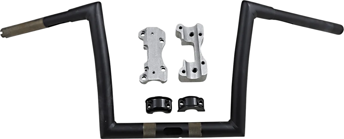 Todds Cycle 0601-3984 1 1/4in. Handlebar - 10in. Ape - Flat Black