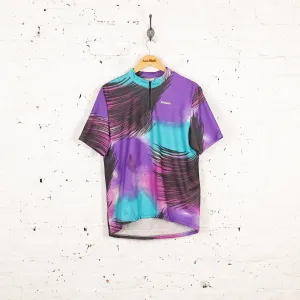 Torpedo Gonso Patterned Cycling Top Jersey - Purple - XL