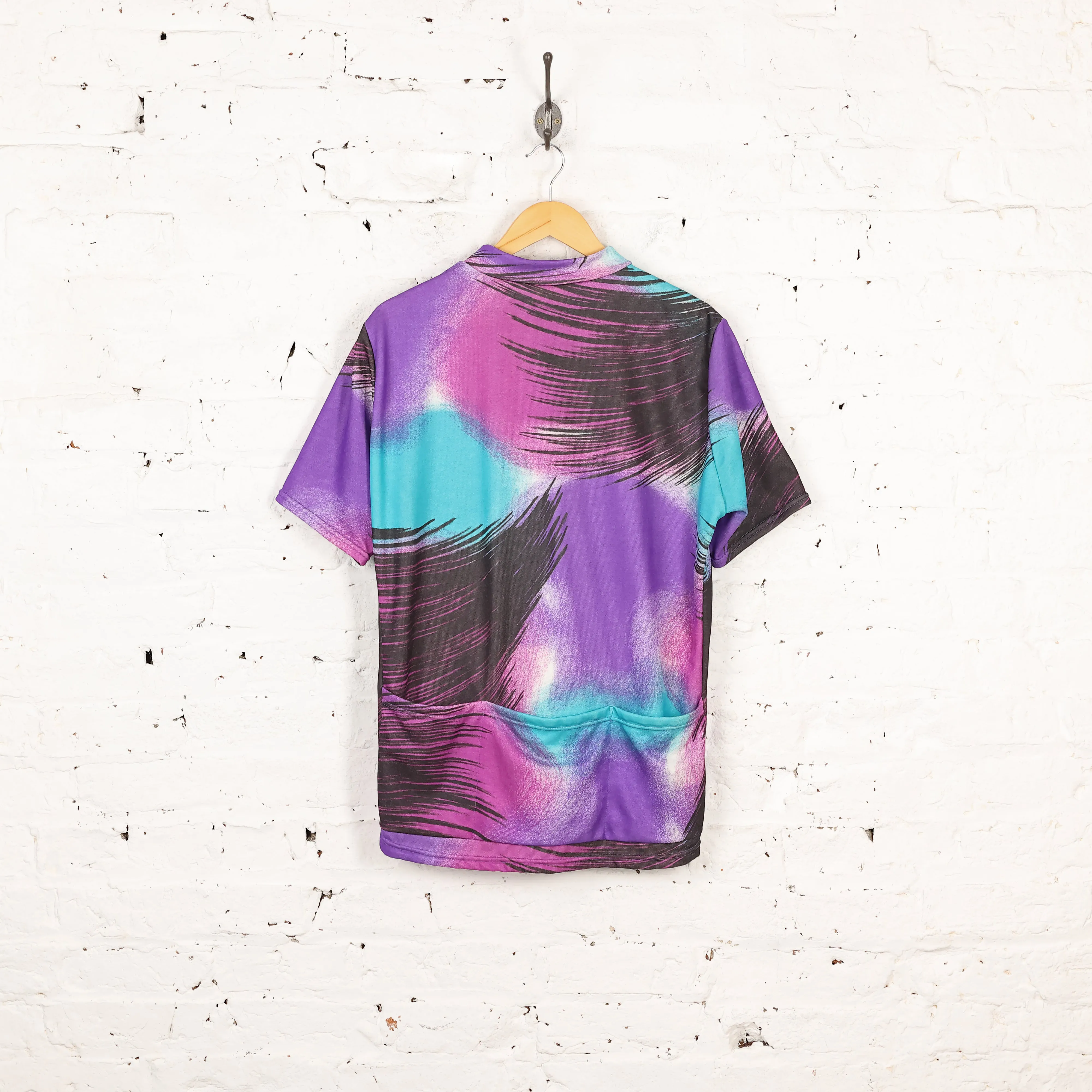 Torpedo Gonso Patterned Cycling Top Jersey - Purple - XL