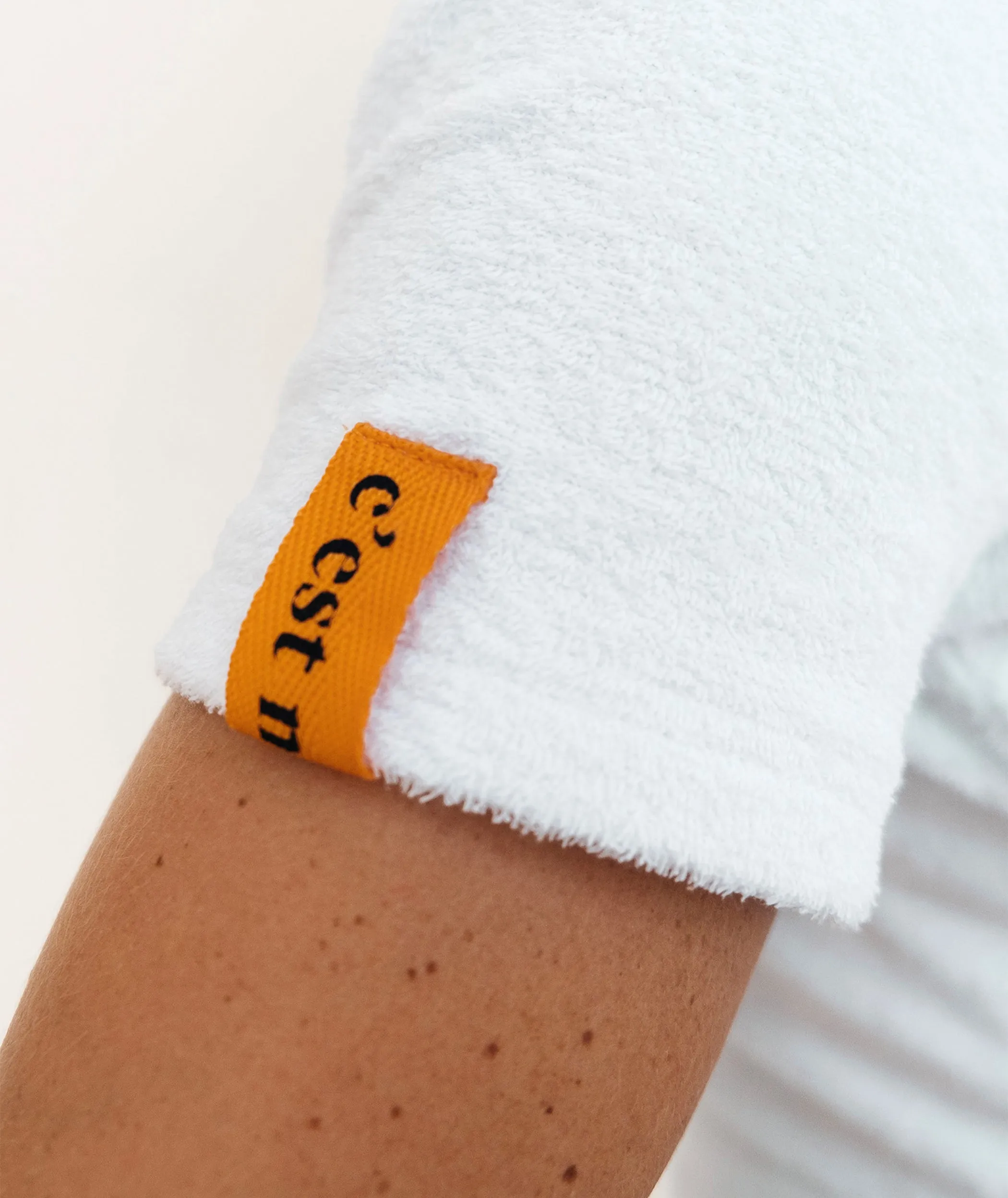 Towel Club x c'est normal Towel Jumpsuit Slim White