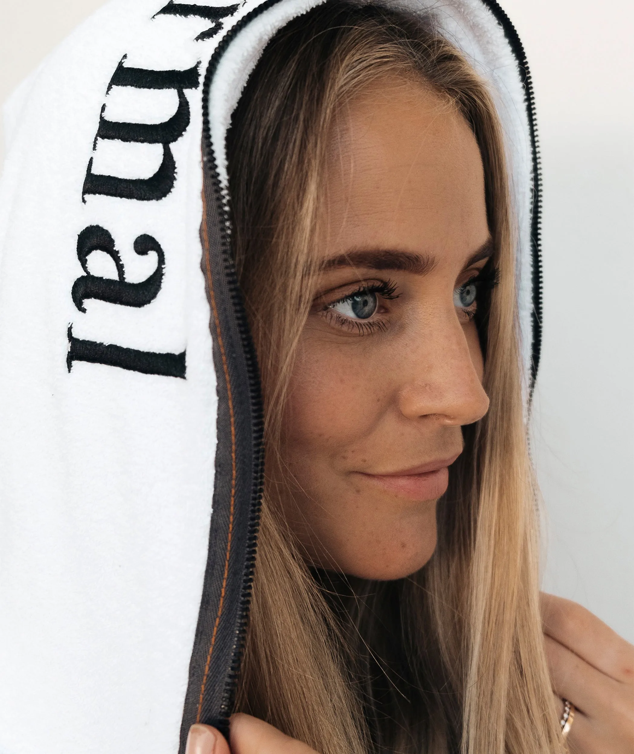 Towel Club x c'est normal Towel Jumpsuit Slim White