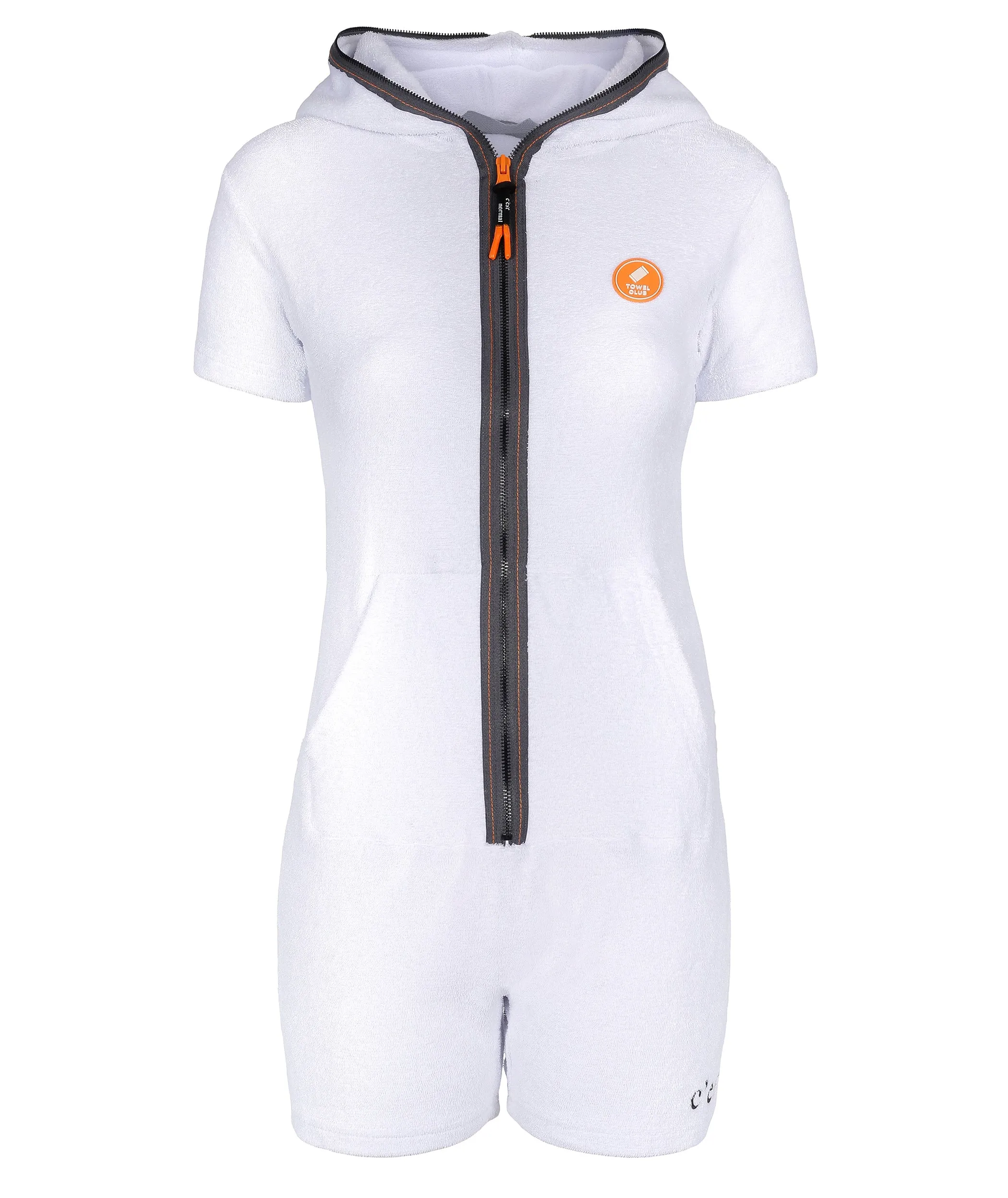Towel Club x c'est normal Towel Jumpsuit Slim White