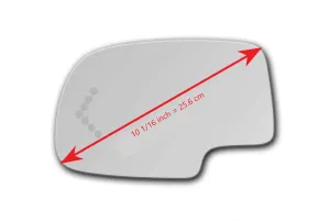 Turn Signal Fit Over Auto-dimming Mirror Glass for Chevrolet Avalanche 2500 2002 - 2006