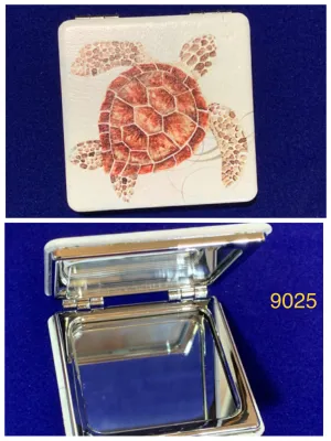 Turtle Mirror, 2" x 2" 19025