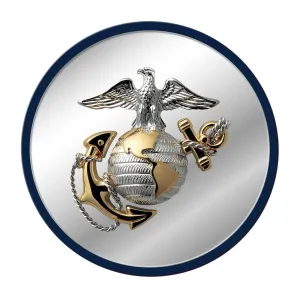 US Marine Corps: Modern Disc Mirrored Wall Sign