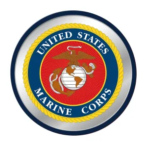 US Marine Corps: Seal - Modern Disc Mirrored Wall Sign