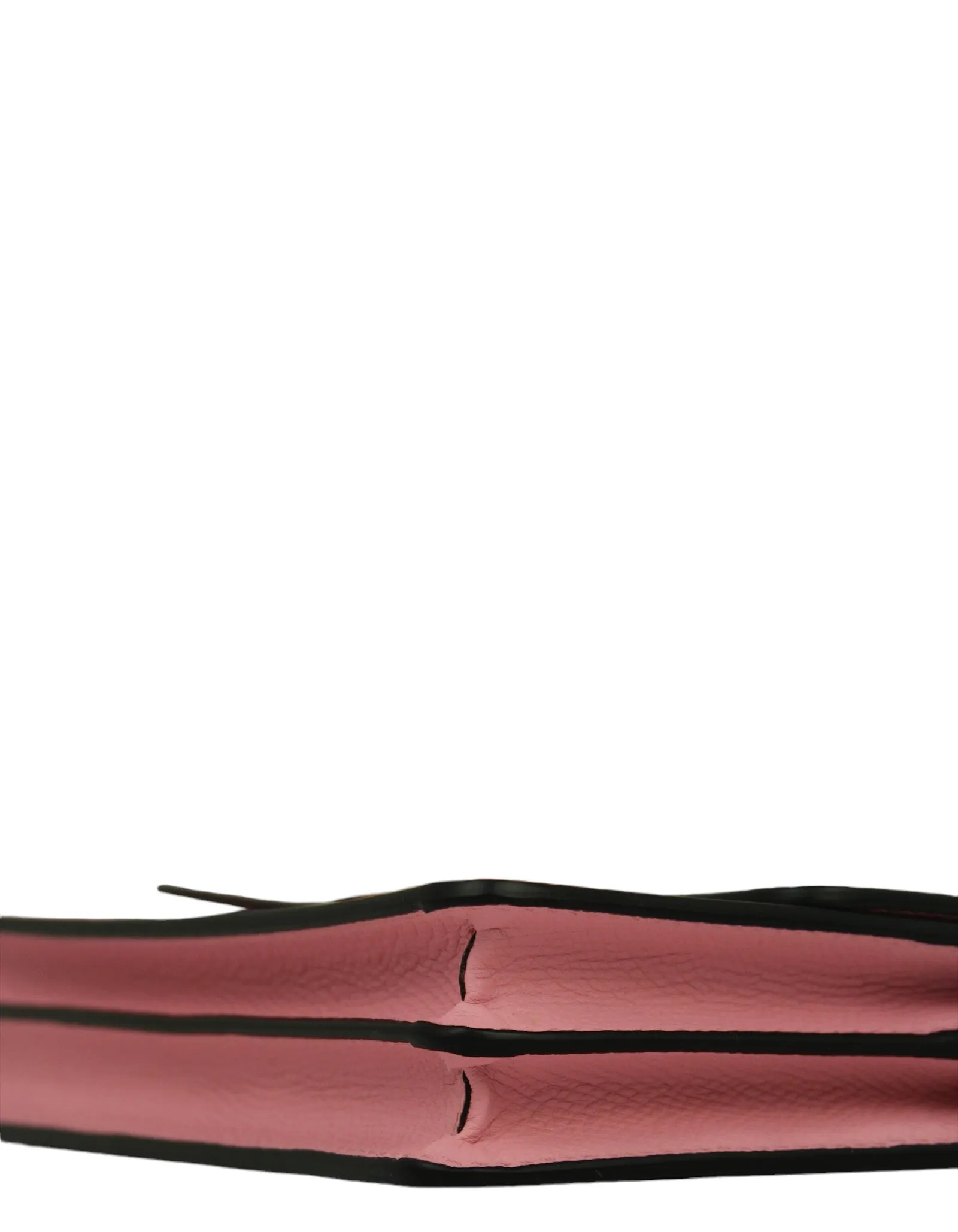 Valentino Pink V Logo Wallet on a Chain