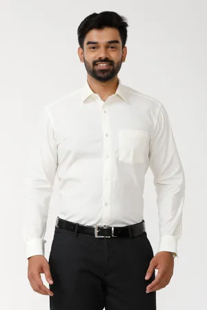 Vasantham - Cream shirts For Men | Uathayam