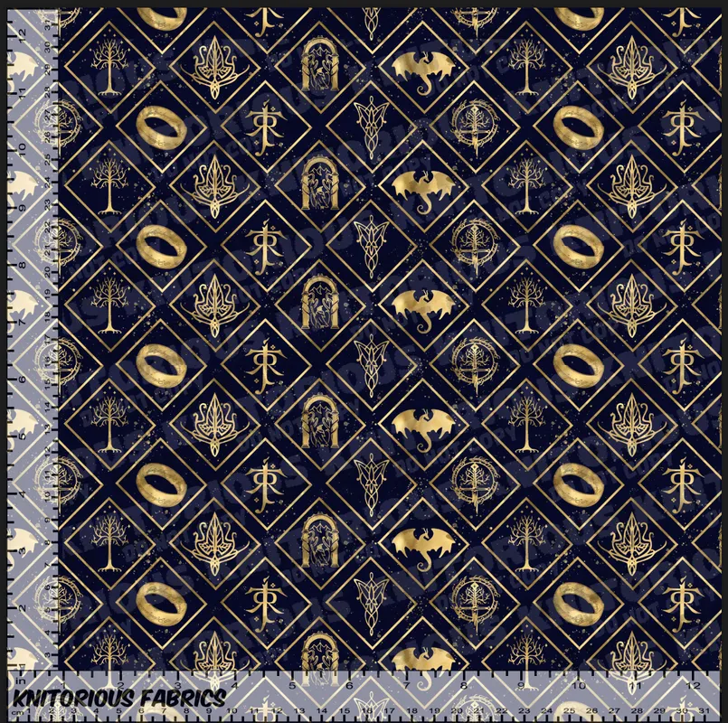 *VINYL Pre-Order* Diamond RIngs - Gold on Navy