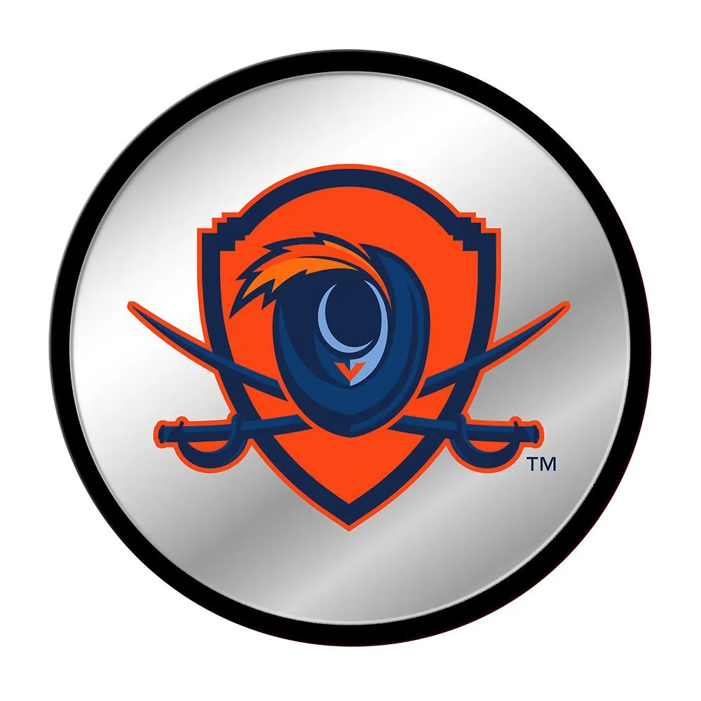 Virginia Cavaliers: Shield - Modern Disc Mirrored Wall Sign