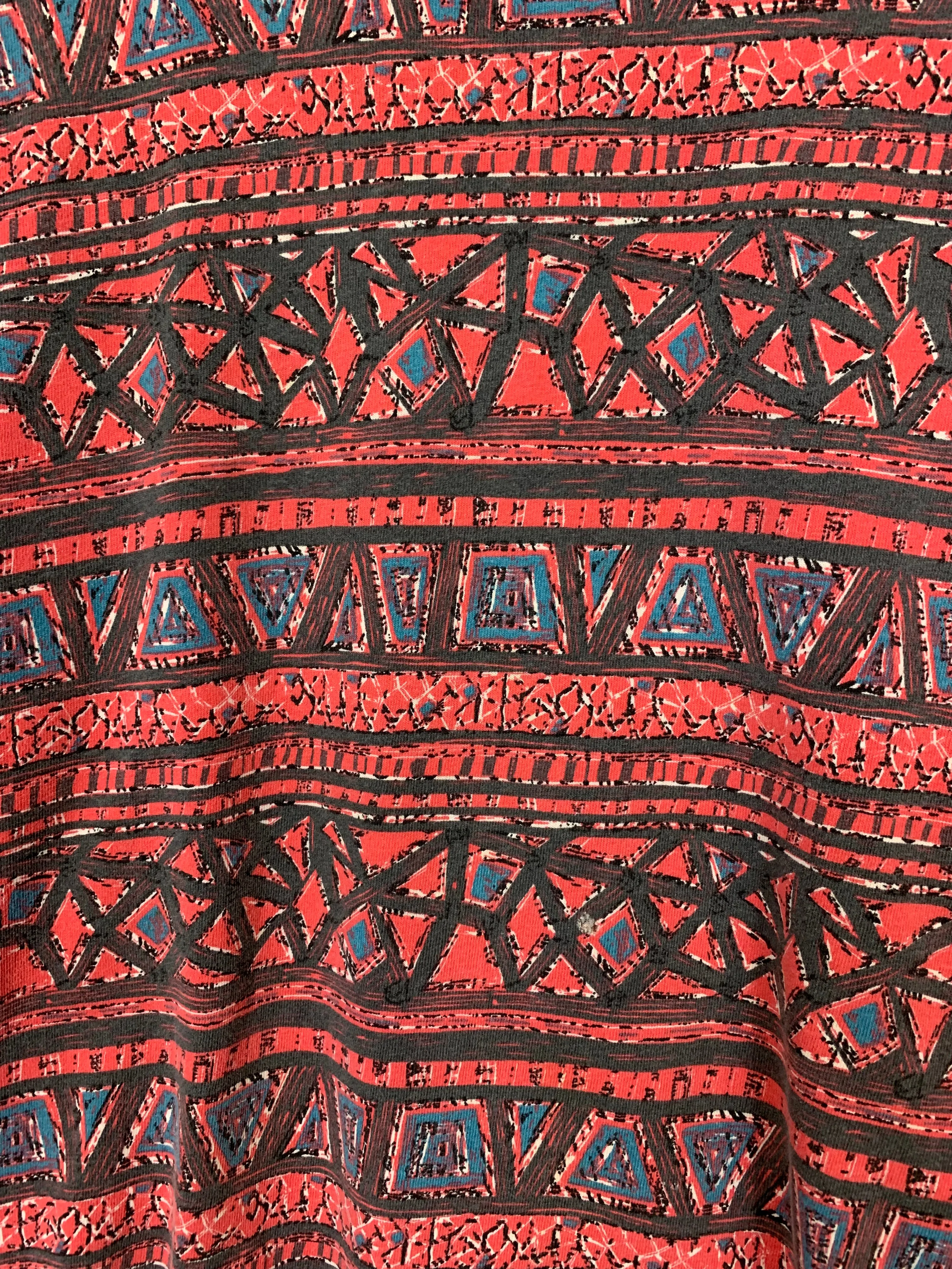 VTG Longsleeve Patterned Shirt (L)