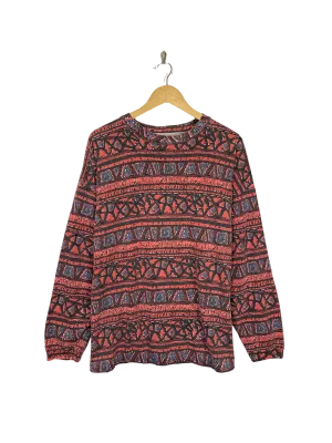 VTG Longsleeve Patterned Shirt (L)