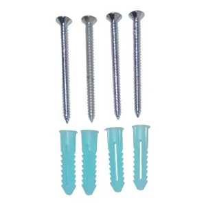 Wall Mount Screws with Anchors for Shower Hinges